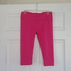 Fabletics Pink Capri Leggings